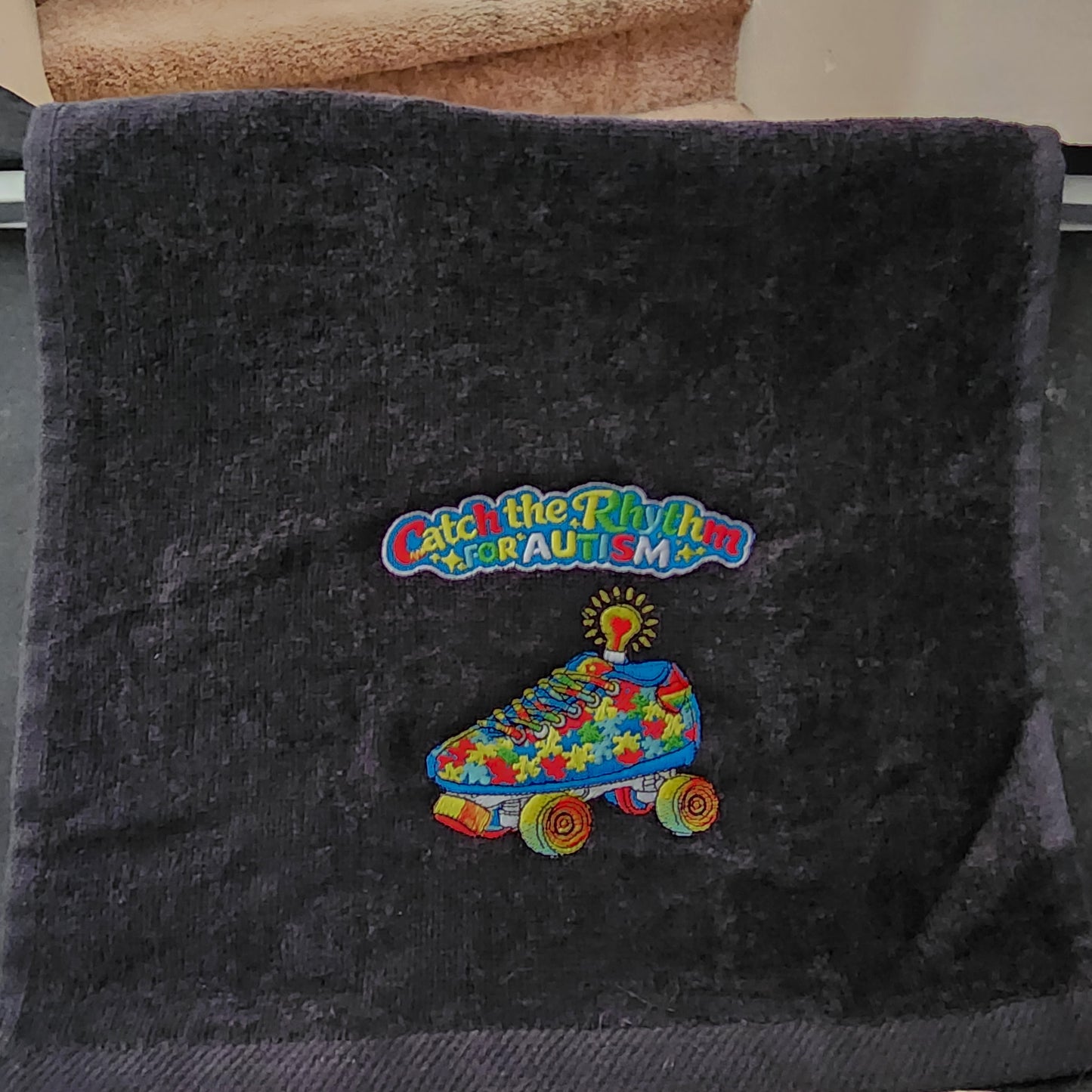 Catch the Rhythm for Autism Sweat Towels
