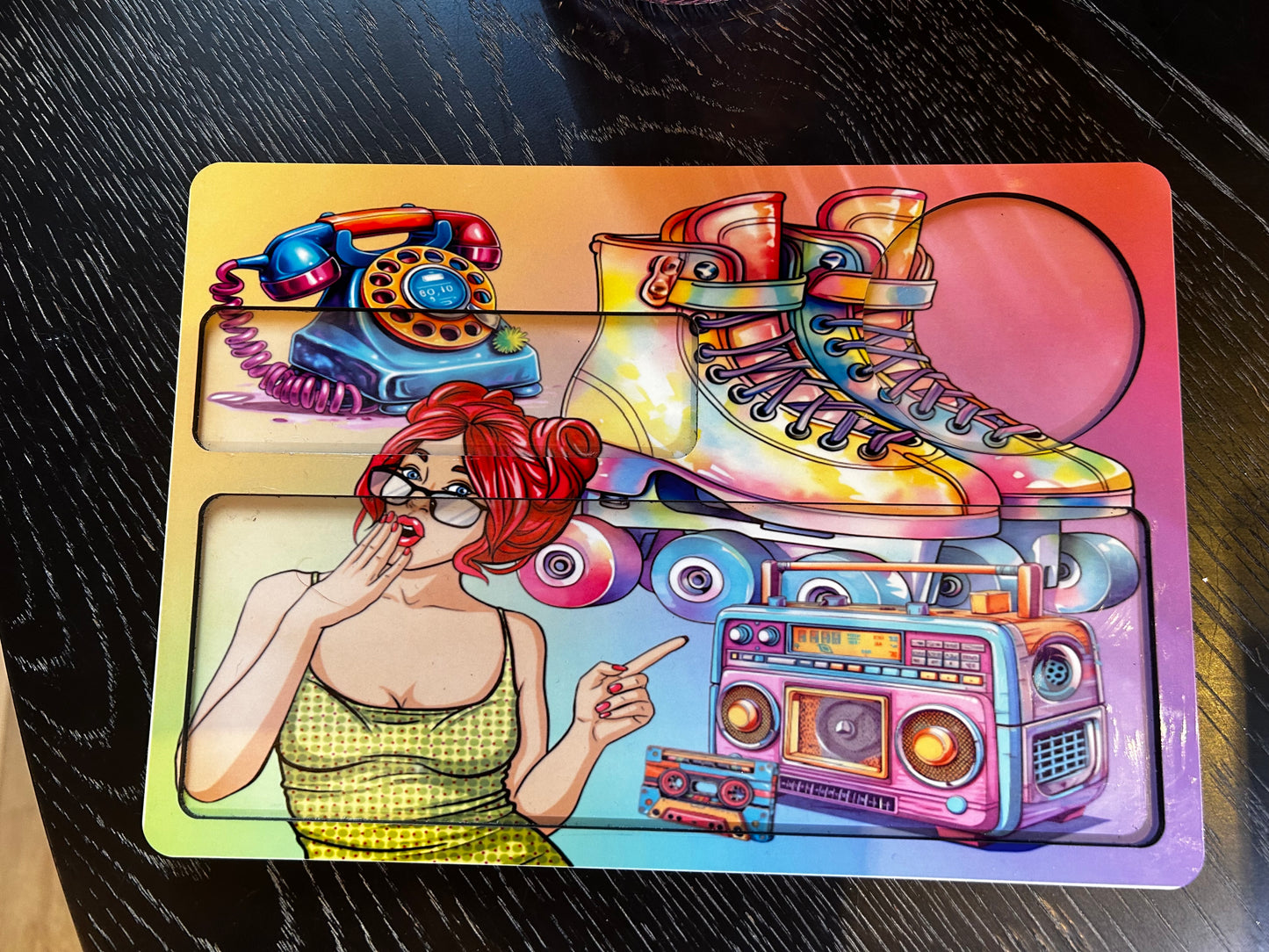 Retro skate Rolling tray