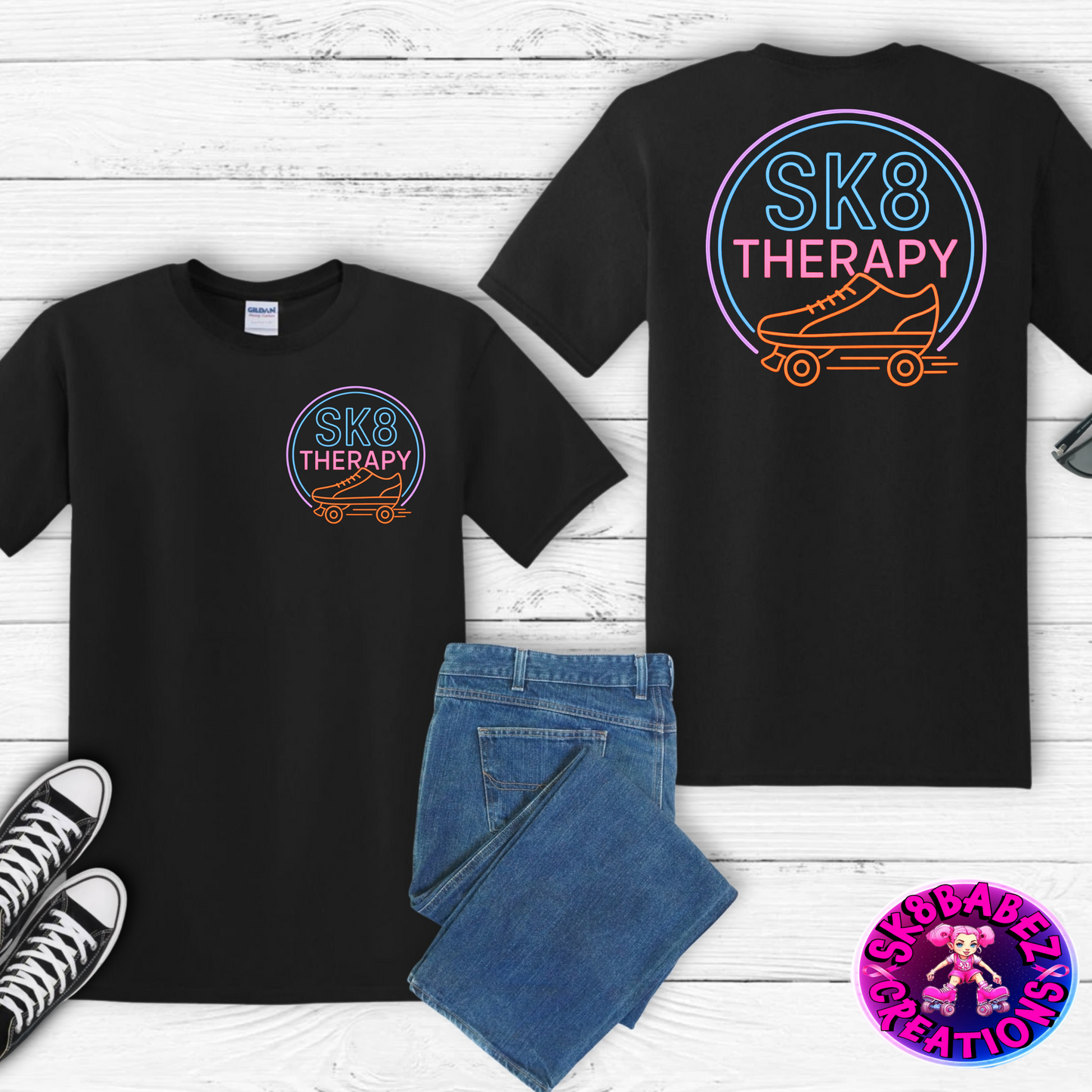 Sk8Therapy graphic shirt
