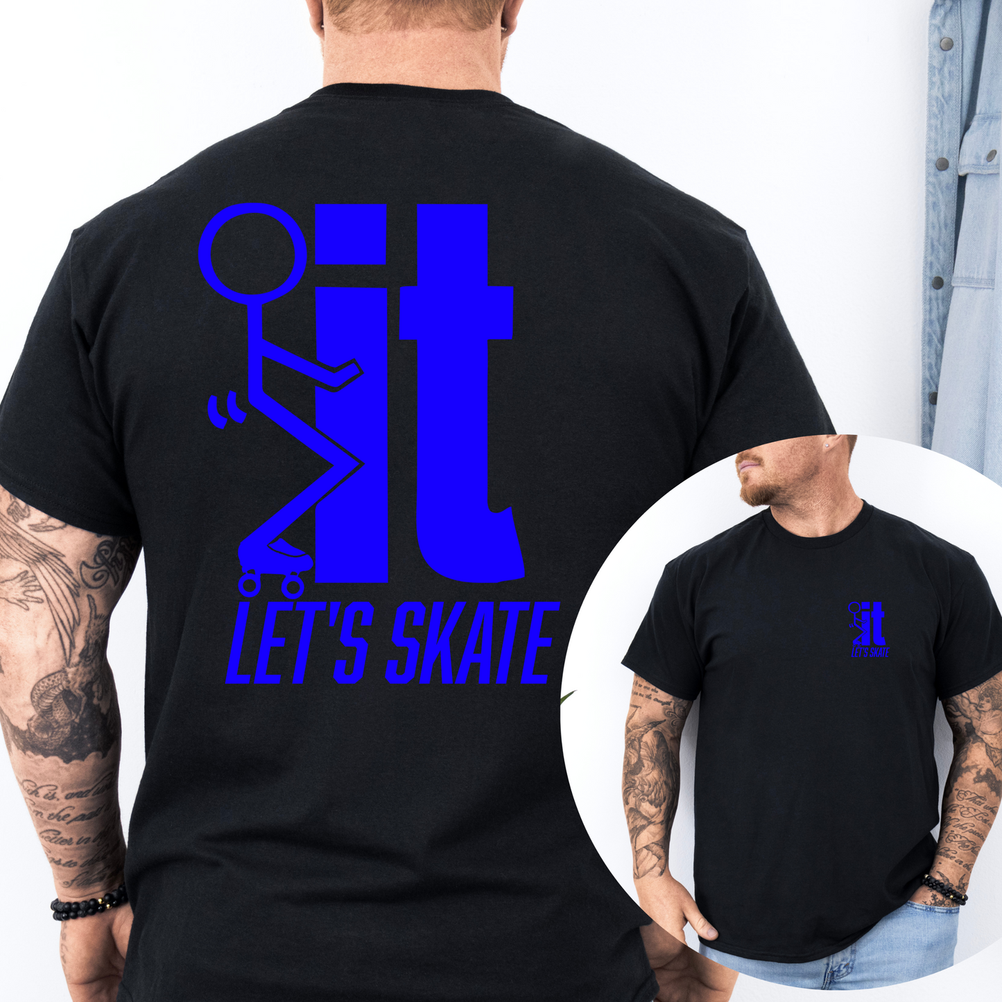 F...IT LET"S SKATE Men’s Graphic T-Shirt