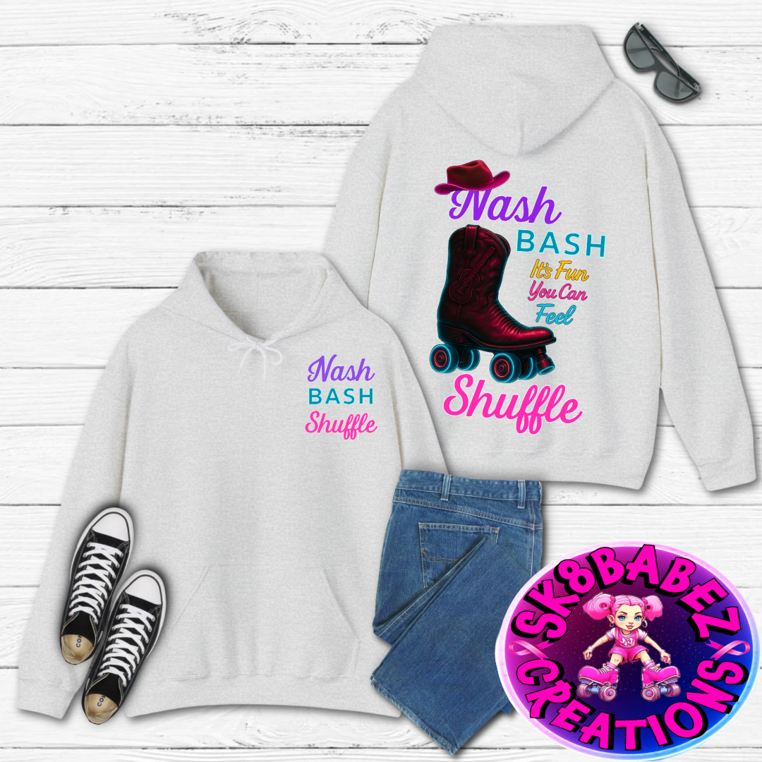 🛼 Nash Bash Shuffle Hoodie – “It’s Fun You Can Feel” 🎶