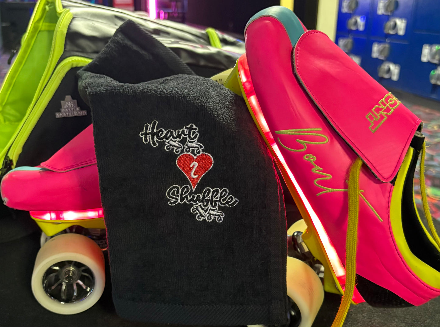 Heart 2 Shuffle Sweat Towel