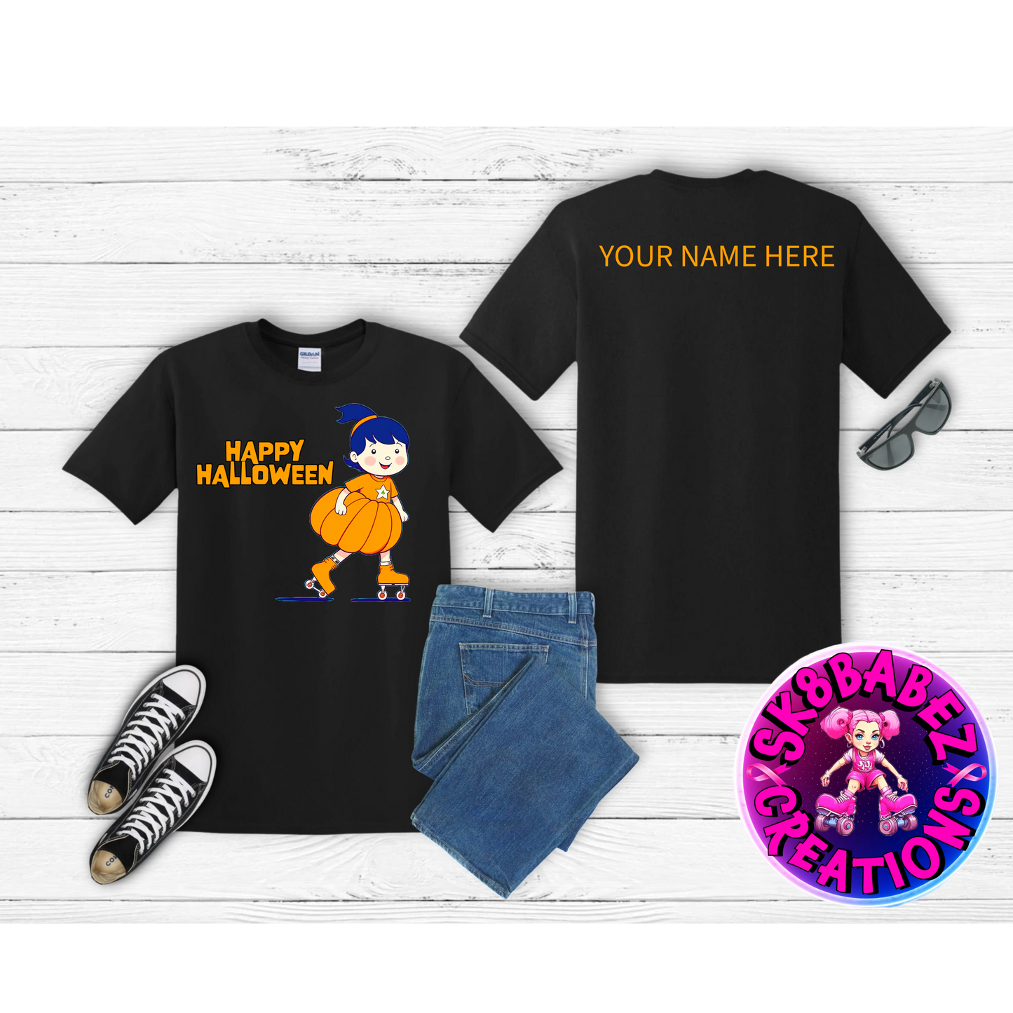Happy Halloween Pumpkin Graphic Shirt