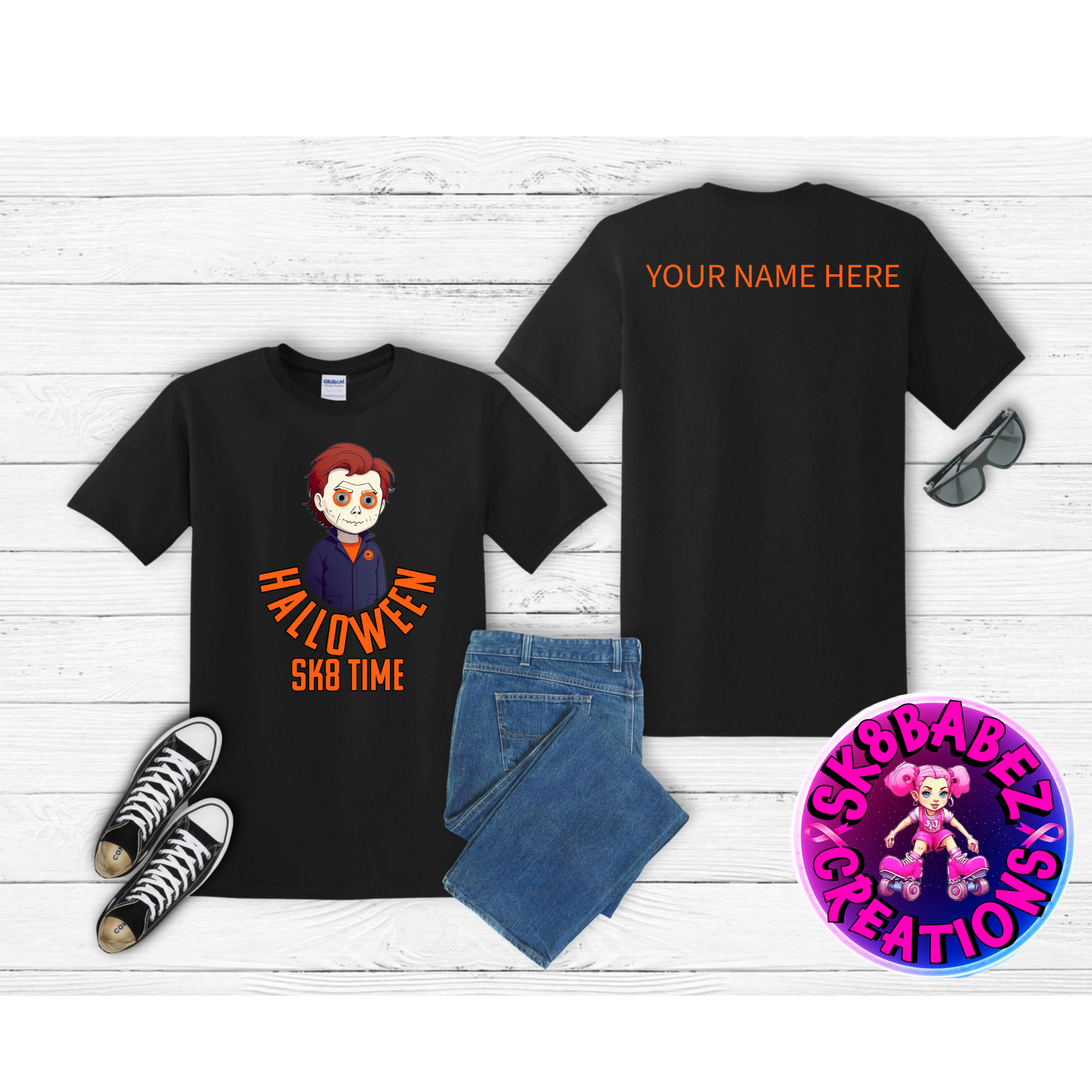 Halloween Sk8Time Graphic Shirt
