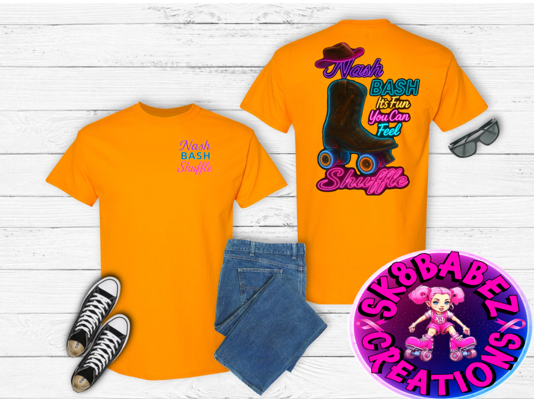 Nash Bash Shuffle Event T Shirt It s Fun You Can Feel Sk8 Babez nash-bash-shuffle-event-t-shirt-it-s-fun-you-can-feel-sk8-babez