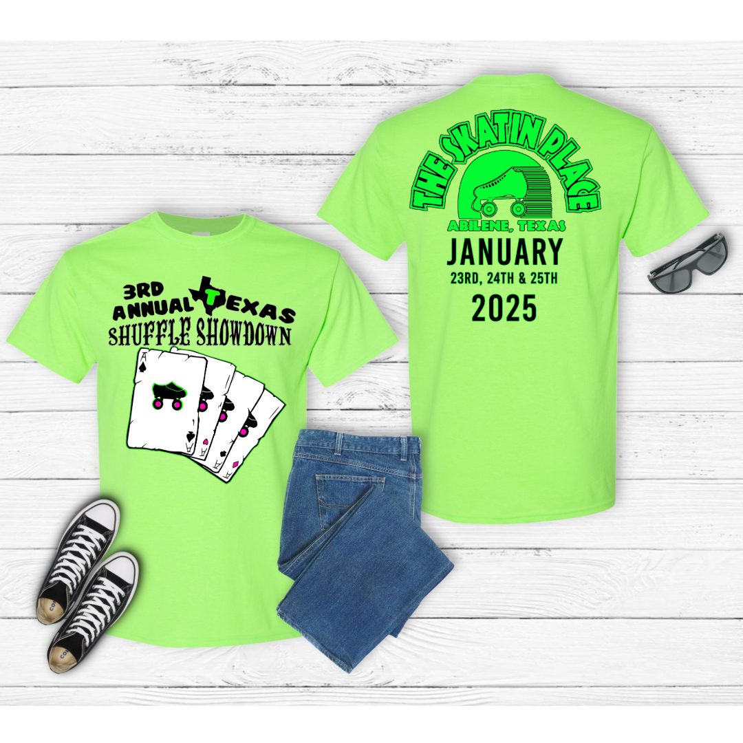 Texas Shuffle Showdown graphic TShirt