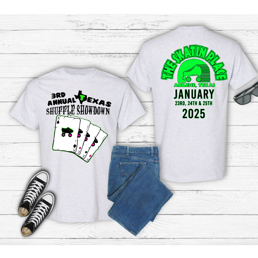 Texas Shuffle Showdown graphic TShirt