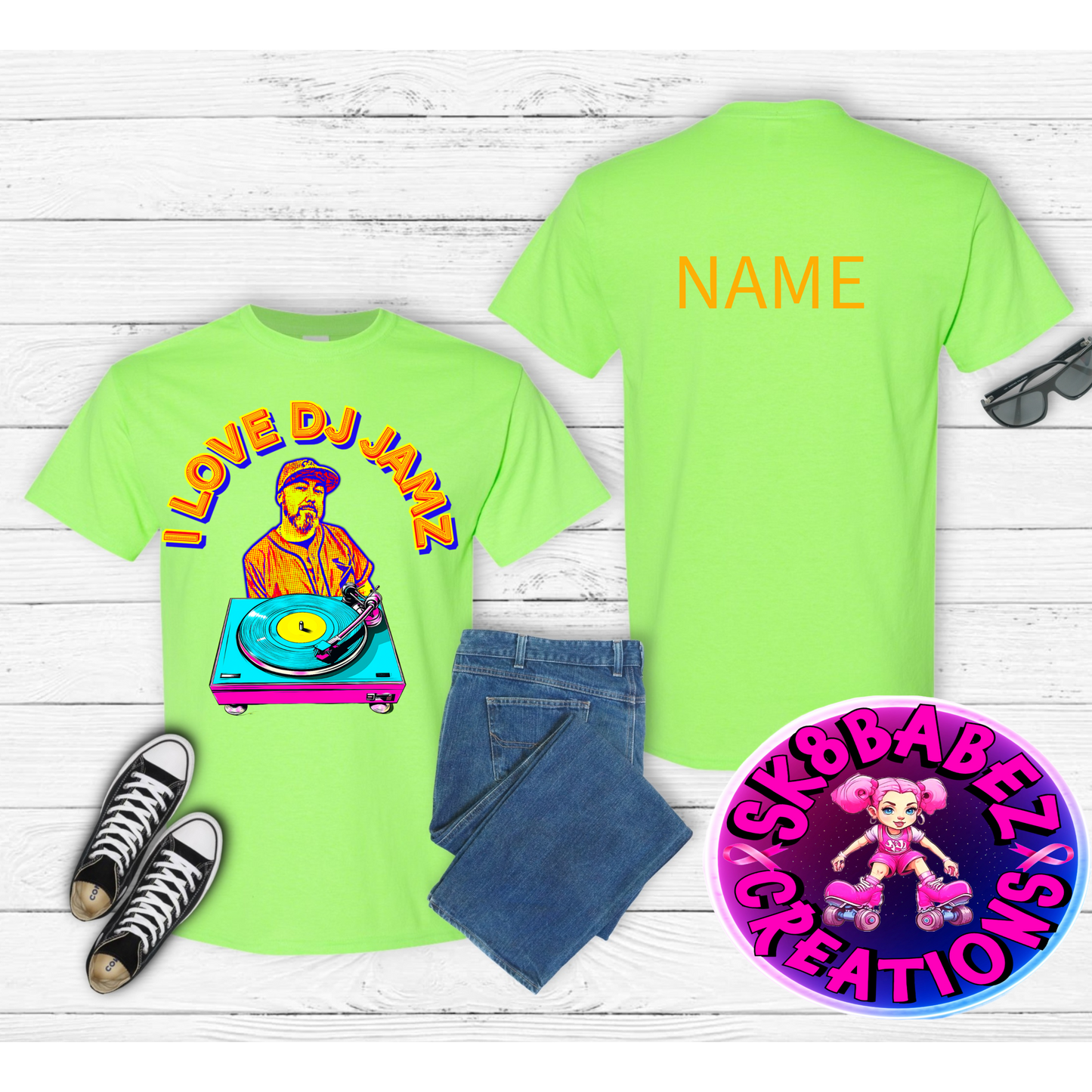 I love DJ Jamz graphic T-shirt