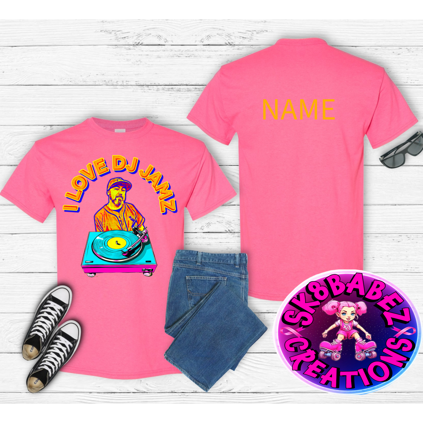I love DJ Jamz graphic T-shirt