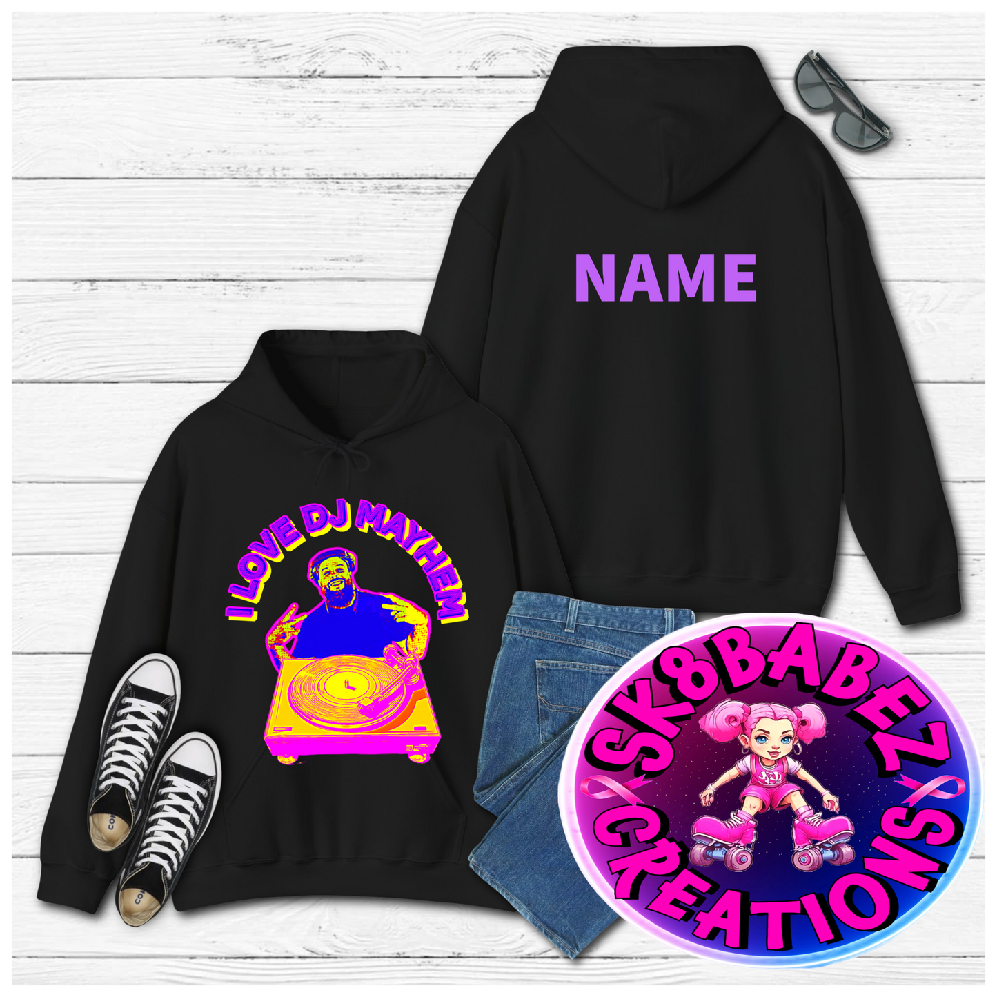 I love Dj Mayhem Hoodie
