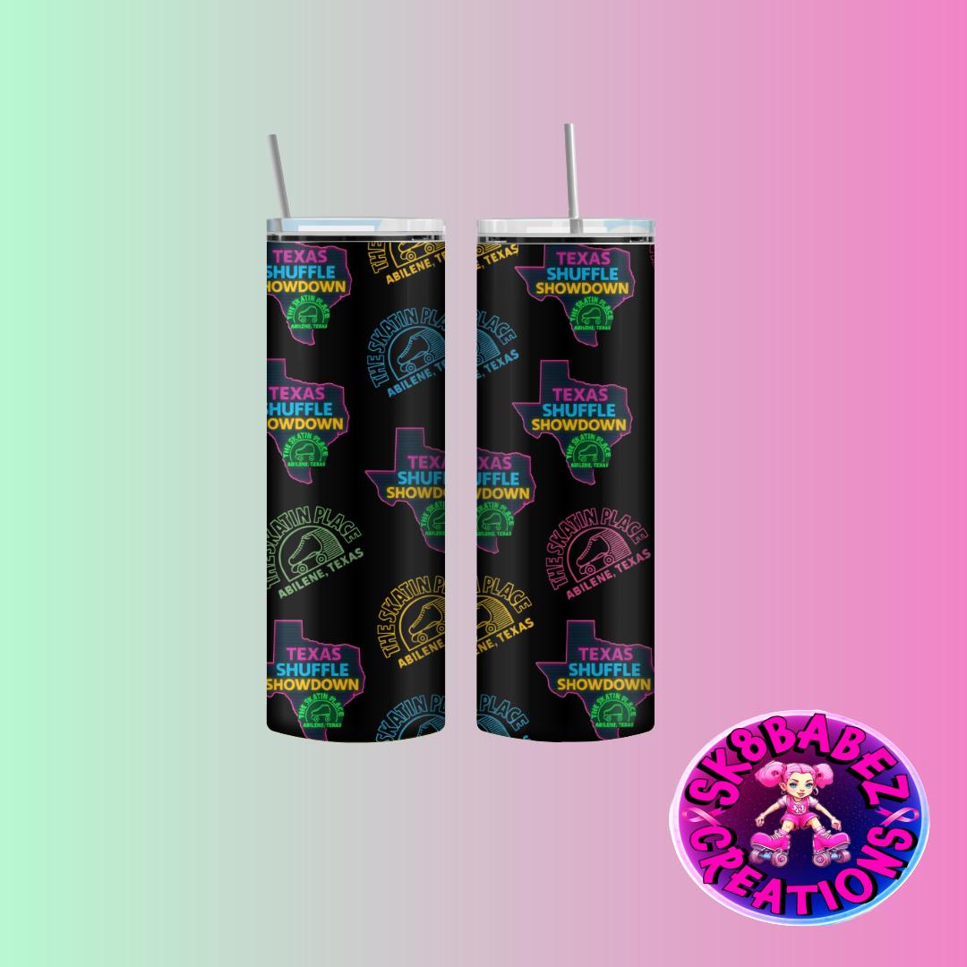 Texas Shuffle showdown 20oz tumbler