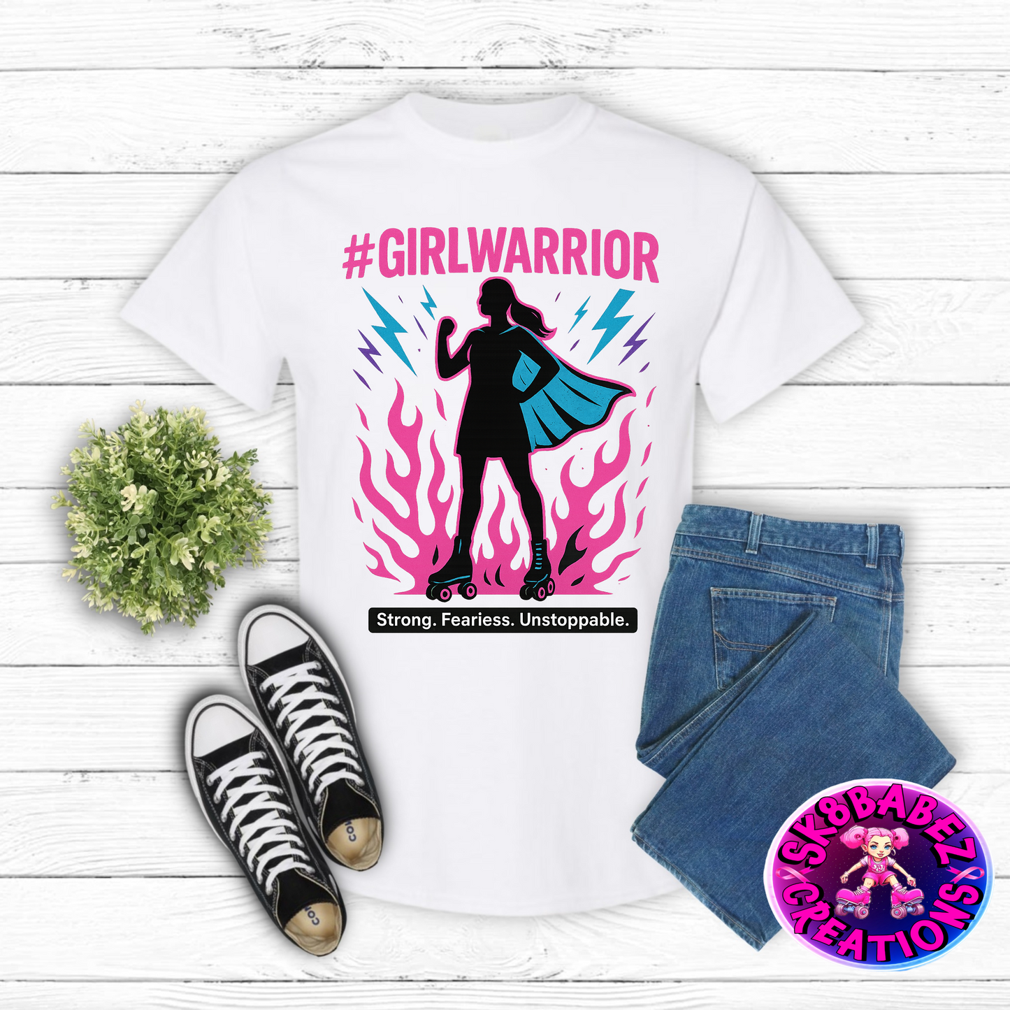 Girl Warrior graphic T-Shirt (#girl Warrior)