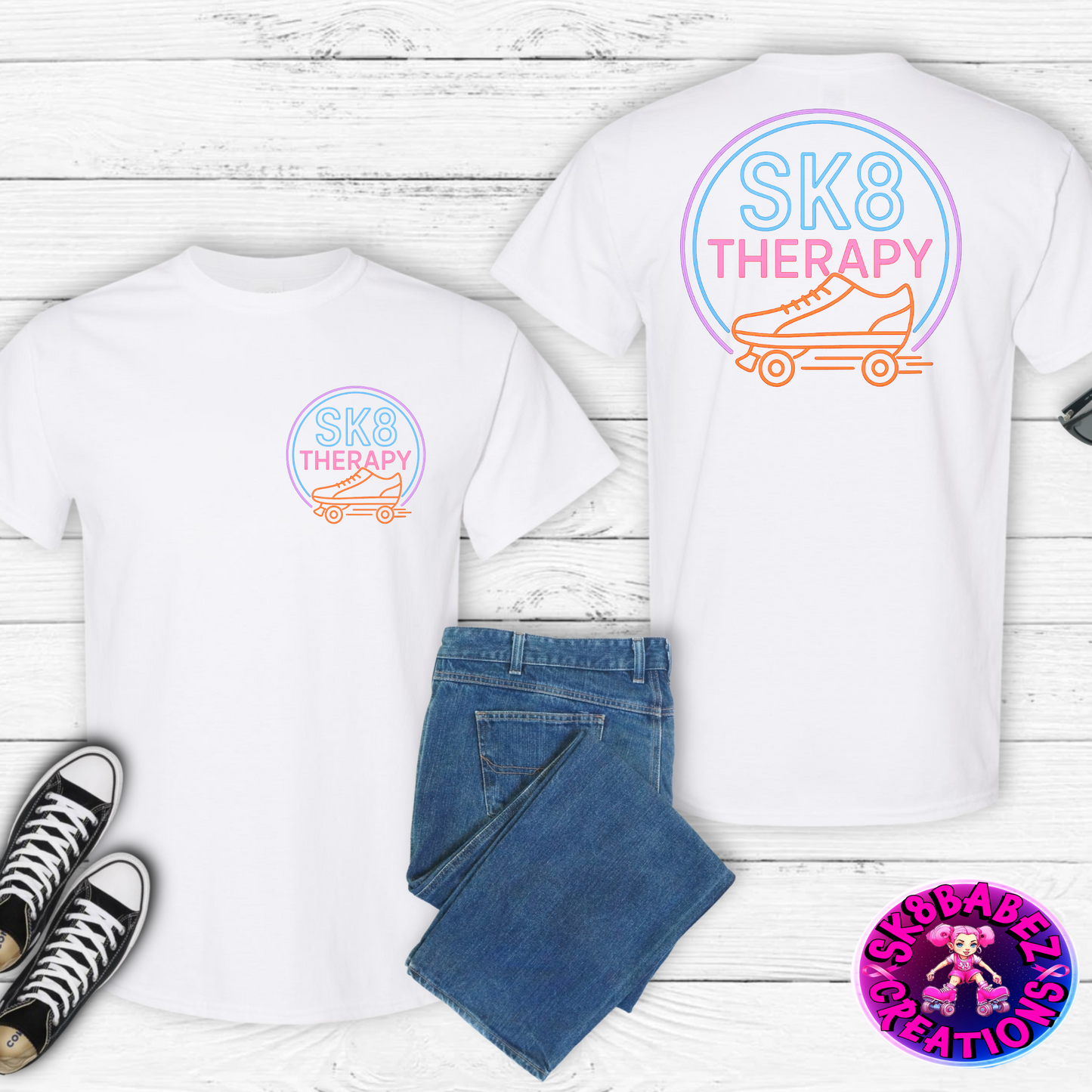 Sk8Therapy graphic shirt