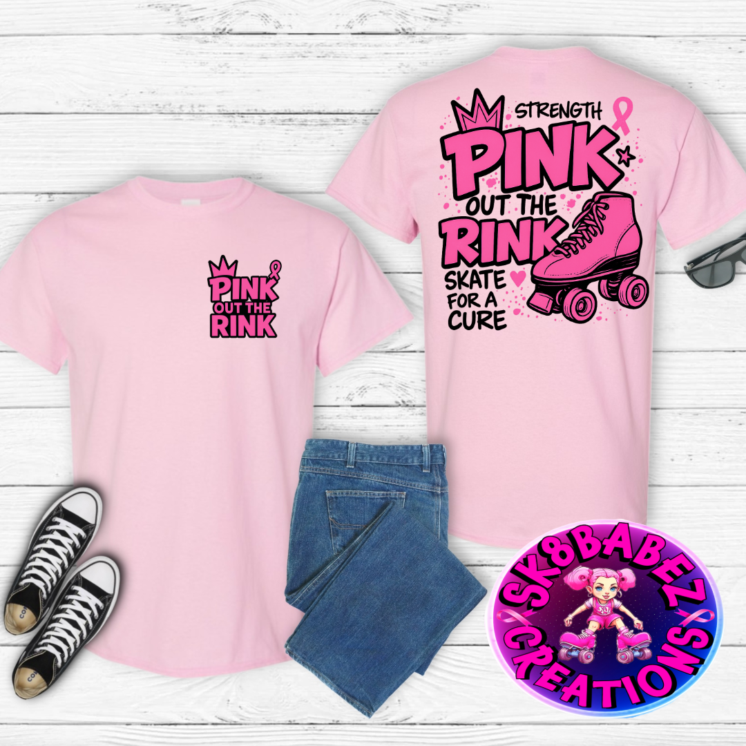 π Pink Out the Rink β Skate for a Cure Tee π