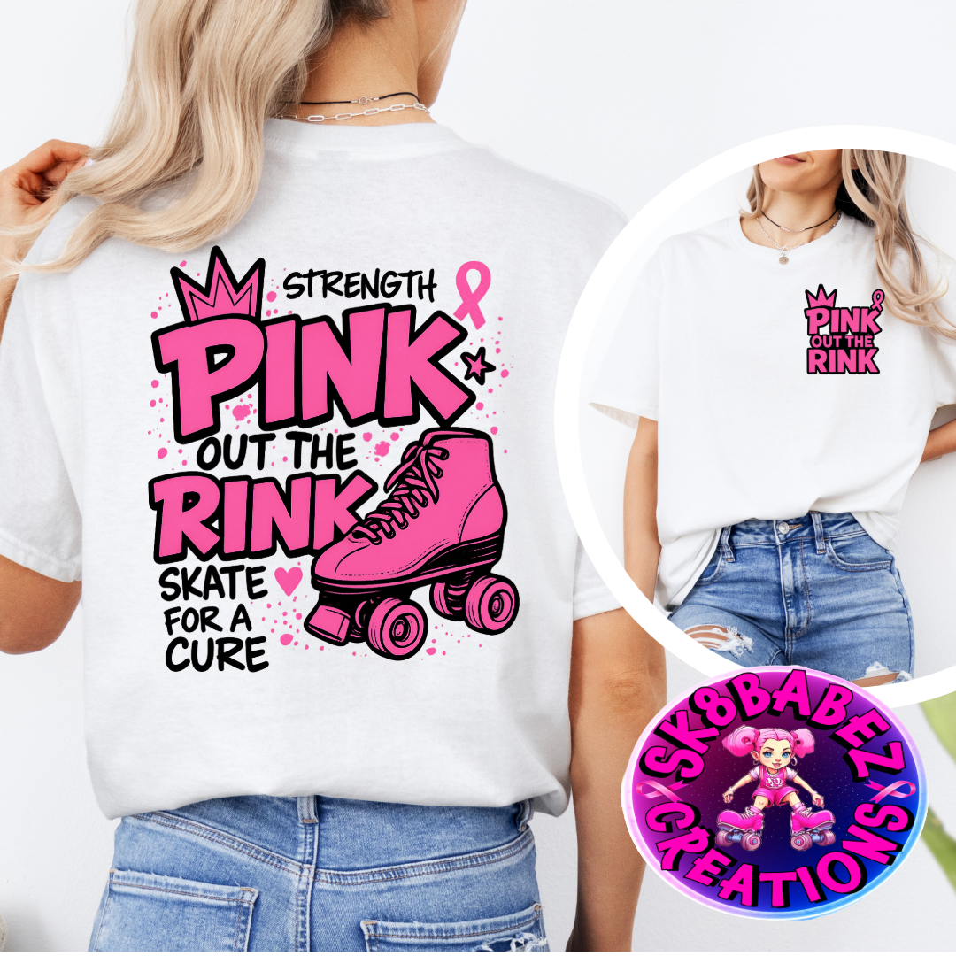 π Pink Out the Rink β Skate for a Cure Tee π