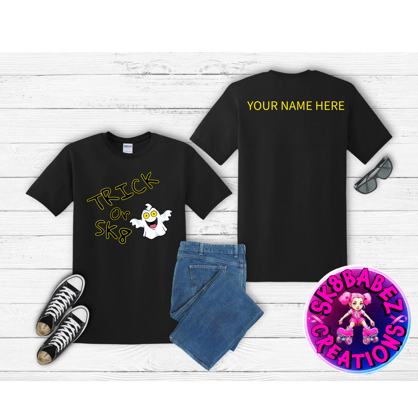 Trick or SK8 Graphic Shirt