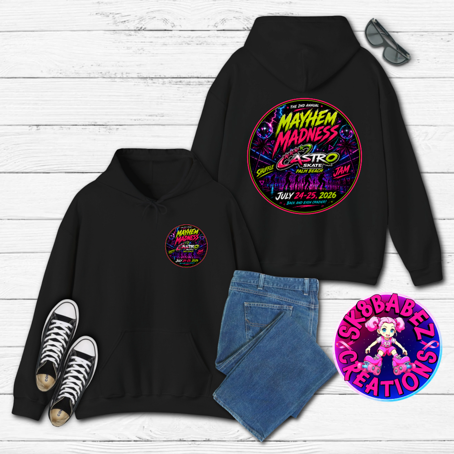 Mayhem Madness 2026 – Official Event Hoodie