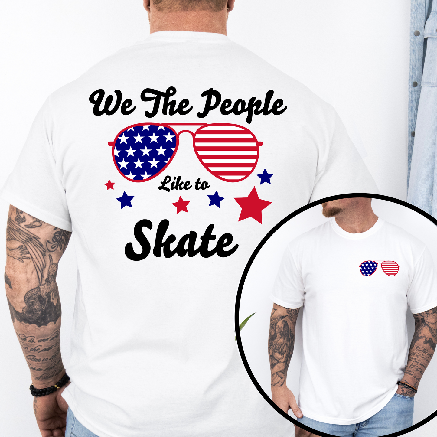 WE THE PEOPLE like to Skate Graphic T-Shirt (Unisex)