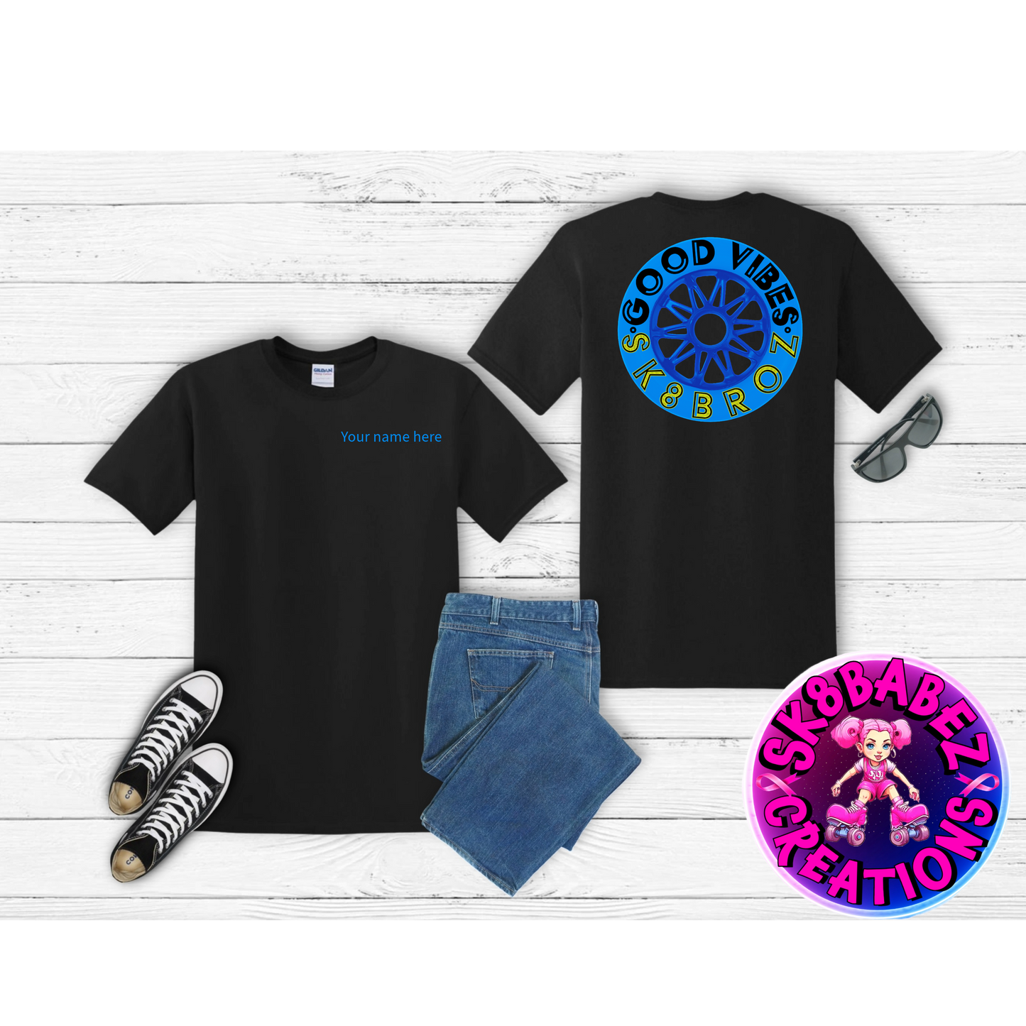 Good Vibes -Sk8broz Graphic Shirt