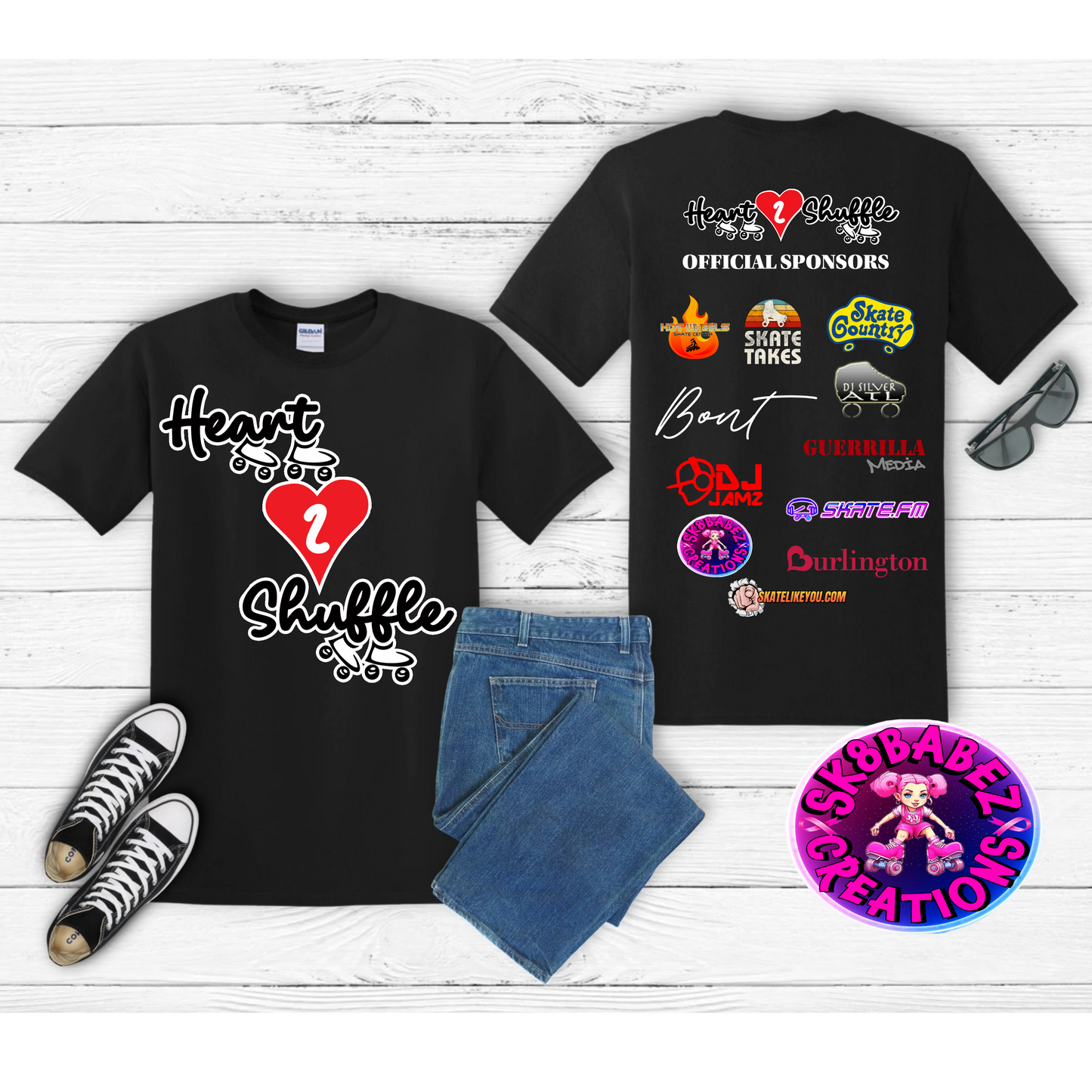 Heart2Shuffle Graphic Event Shirt