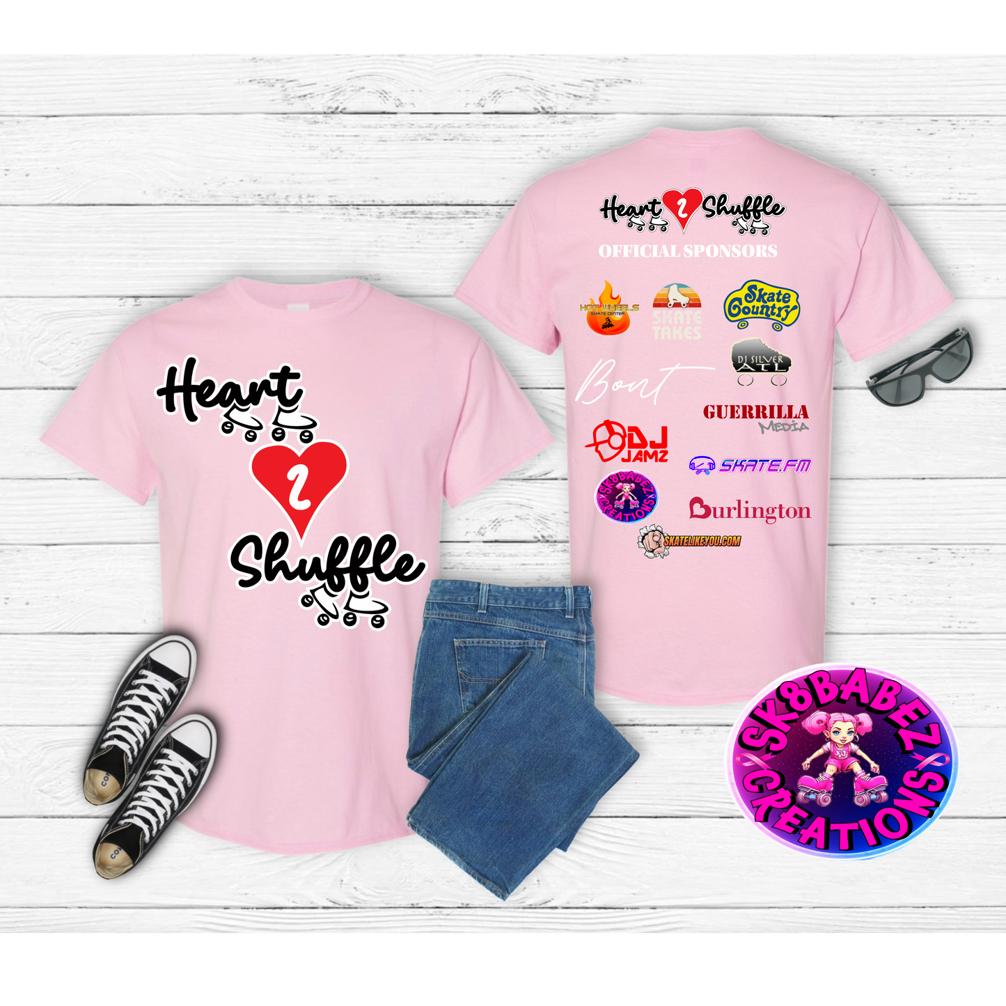 Heart2Shuffle Graphic Event Shirt