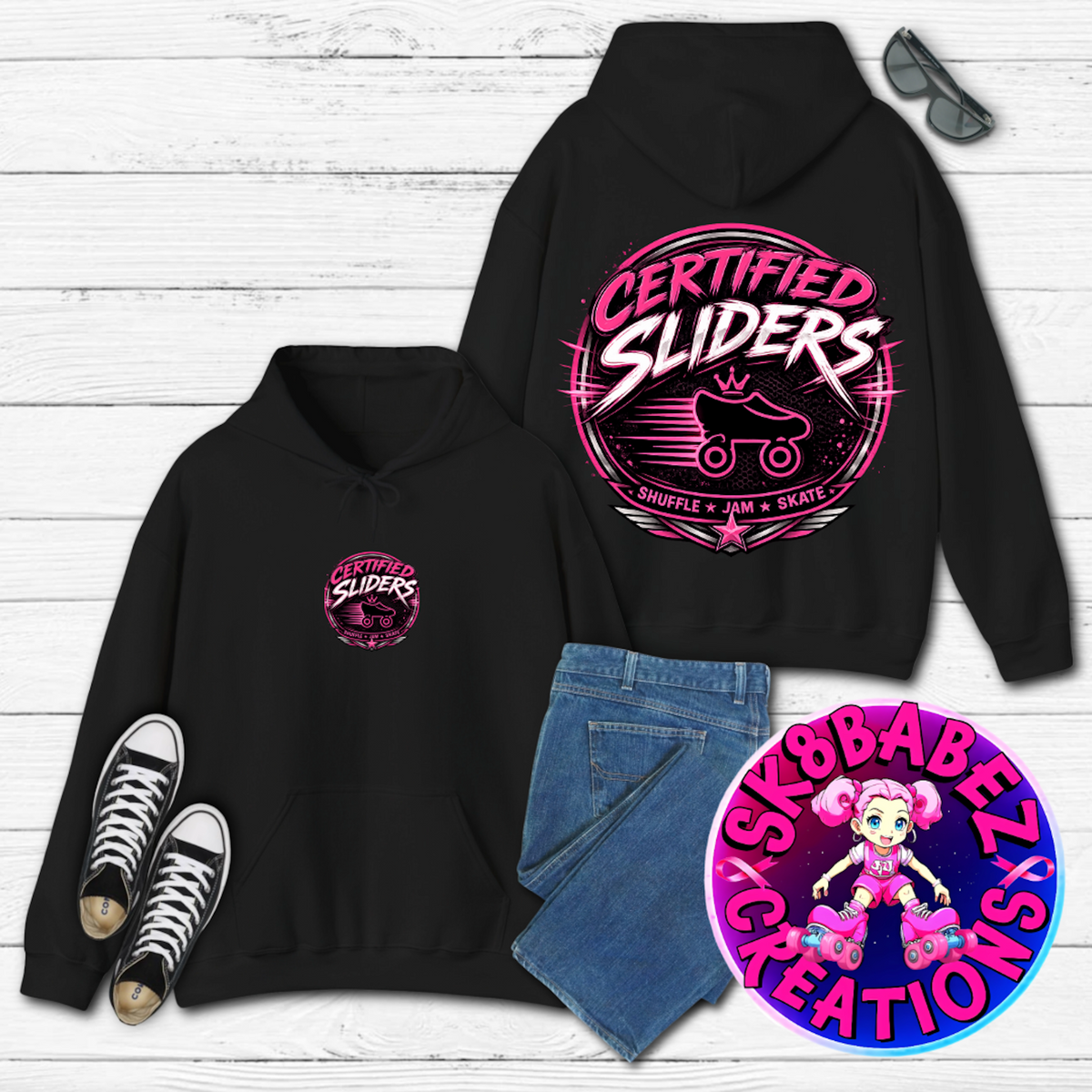 Certified Sliders Graphic Hoodie