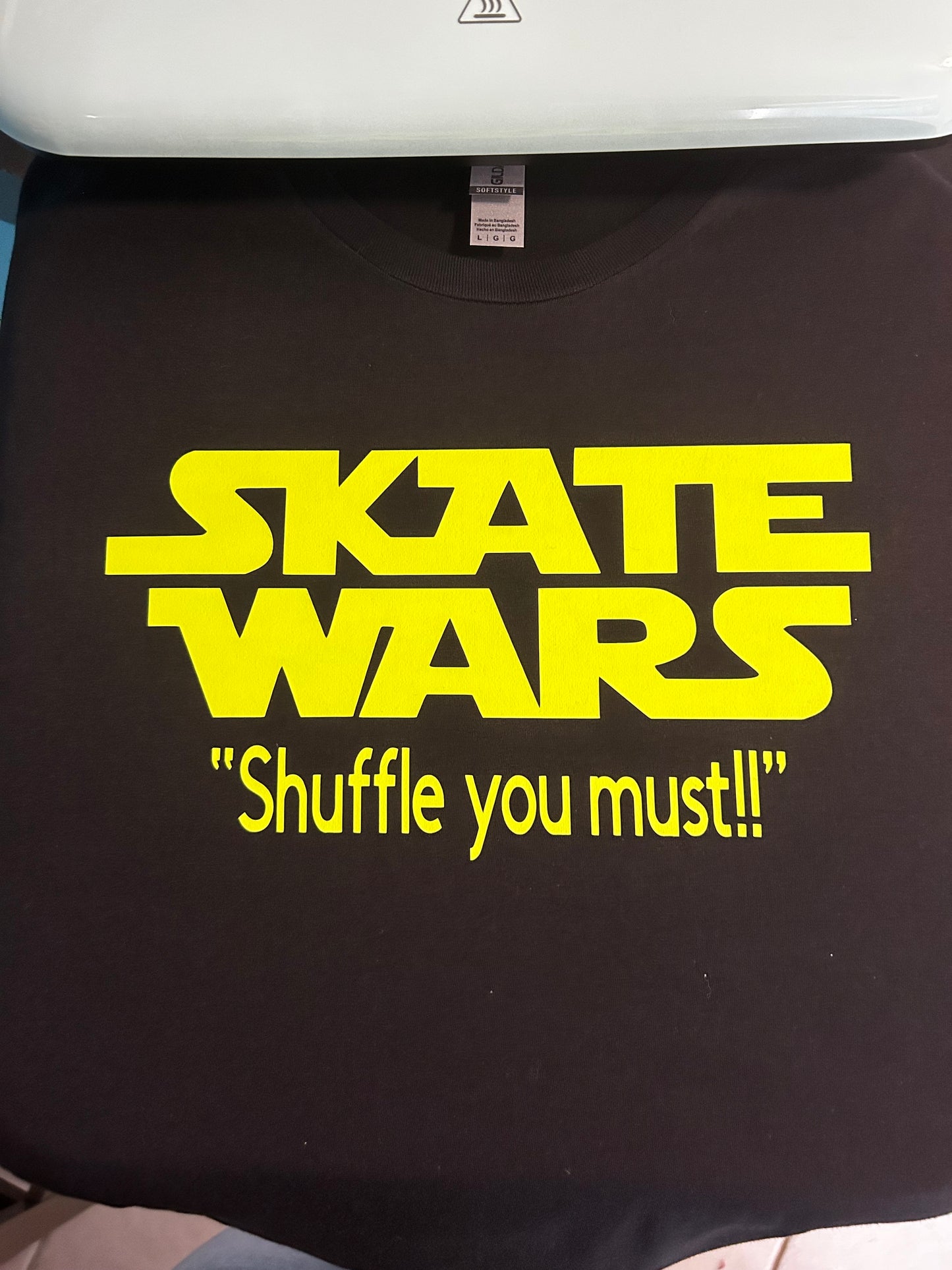 Skate Wars "Shuffle you must" Graphic T-Shirt