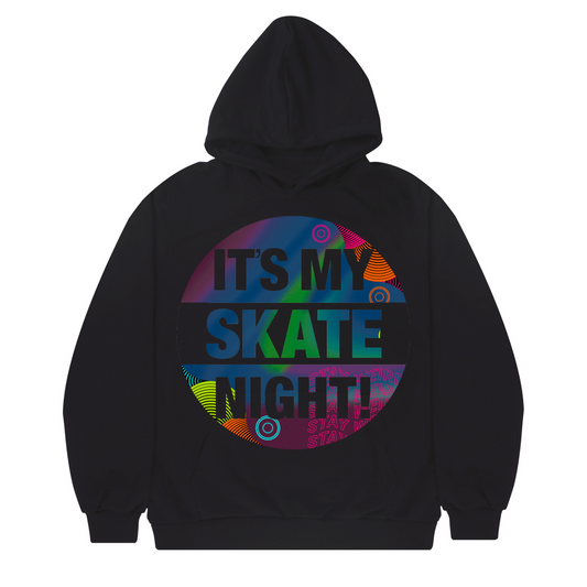 It’s My Skate Night Graphic Hoodie