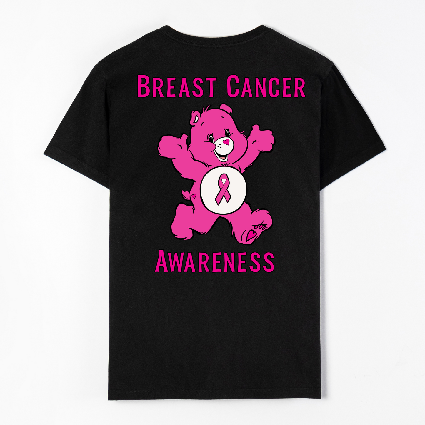 Breast Cancer Carebear Graphic T-Shirt