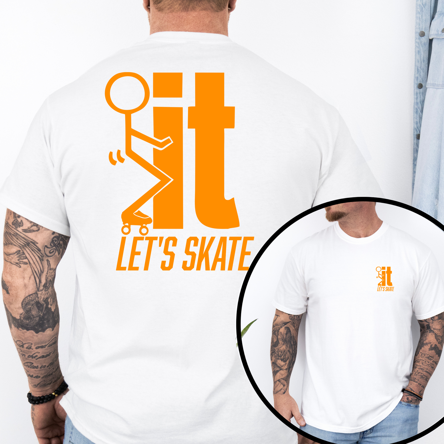 F...IT LET"S SKATE Men’s  Graphic T-Shirt