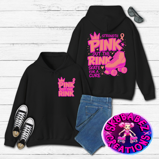 🎀 Pink Out the Rink – Skate for a Cure Hoodie 🎀