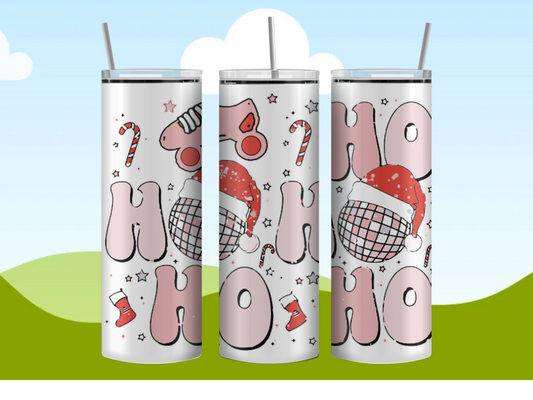 Ho Ho Roller skating 20oz Tumbler