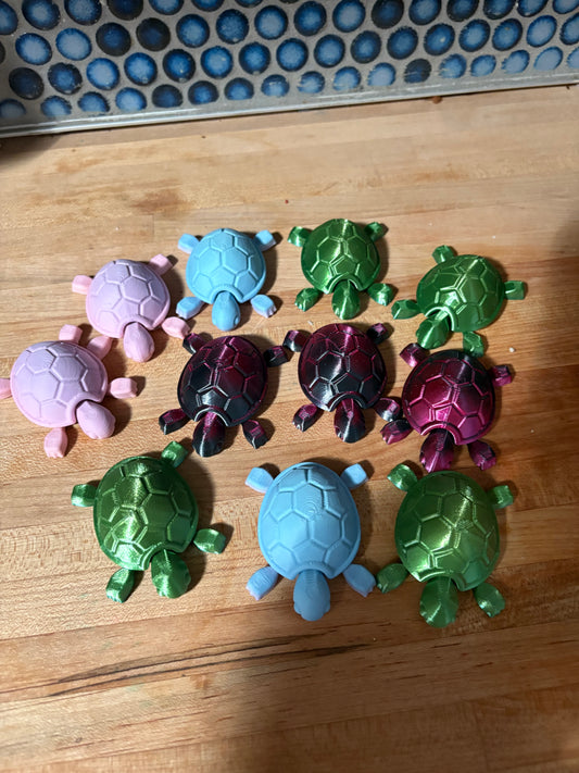Articulated Turtle – Poseable 3D Printed Friend