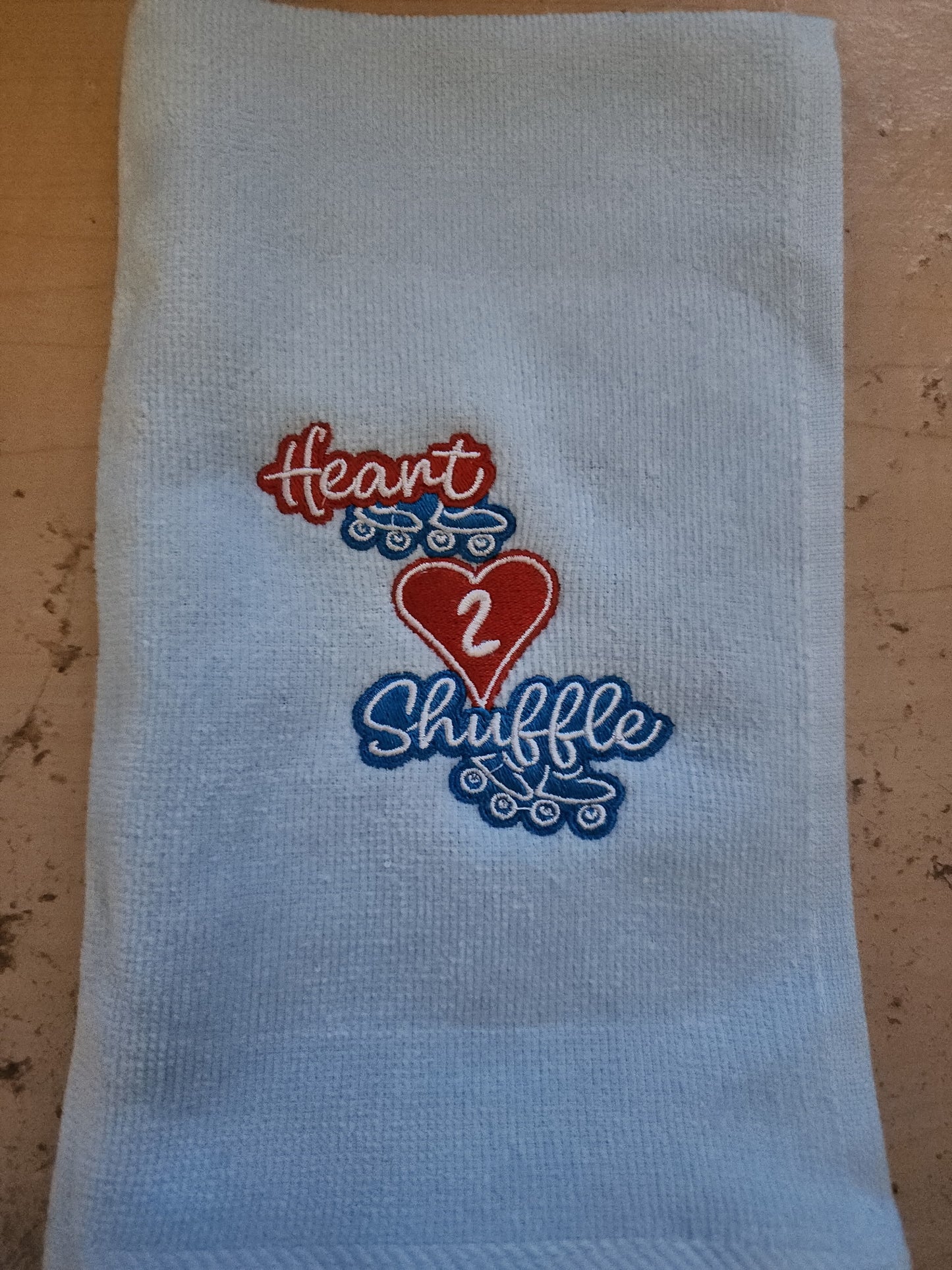 Heart 2 Shuffle Sweat Towel