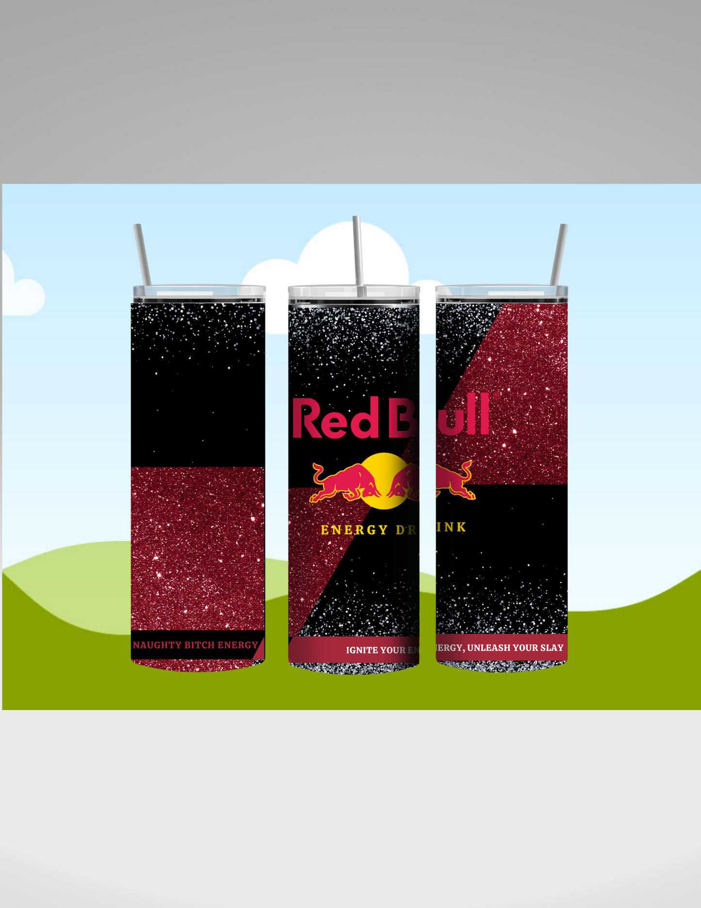 20oz Red Bull Tumbler