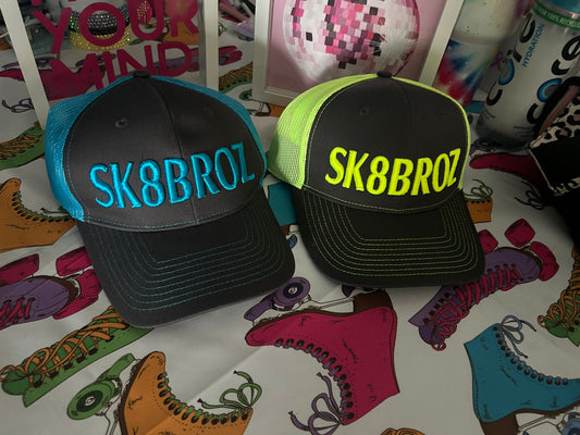 SK8BABEZ & SK8BROZ Raised Font Trucker Hat