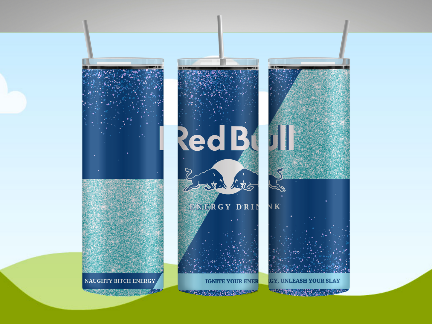 20oz Red Bull Tumbler