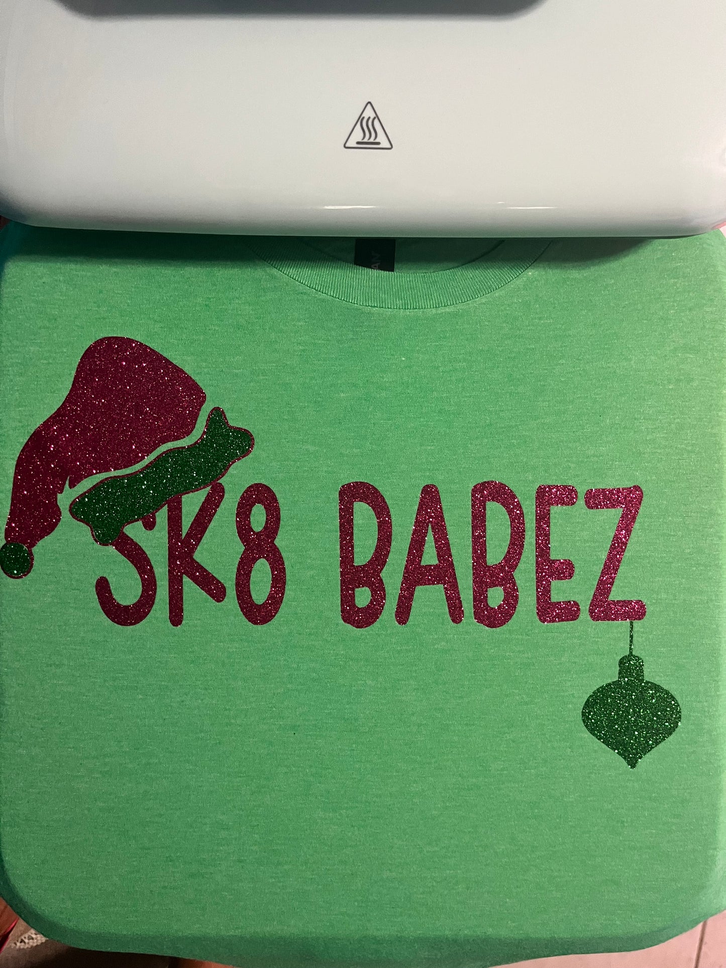 SK8 Babez Christmas hat/ornament Graphic T-Shirt