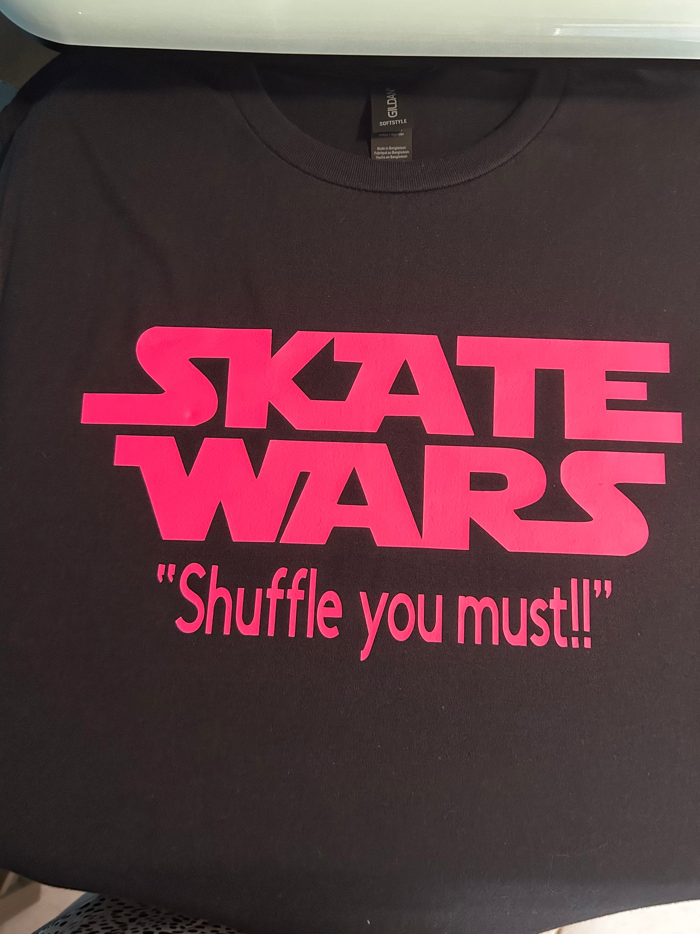 Skate Wars "Shuffle you must" Graphic T-Shirt