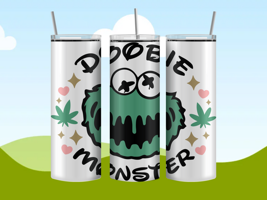 20oz Tumbler Doobie Monster