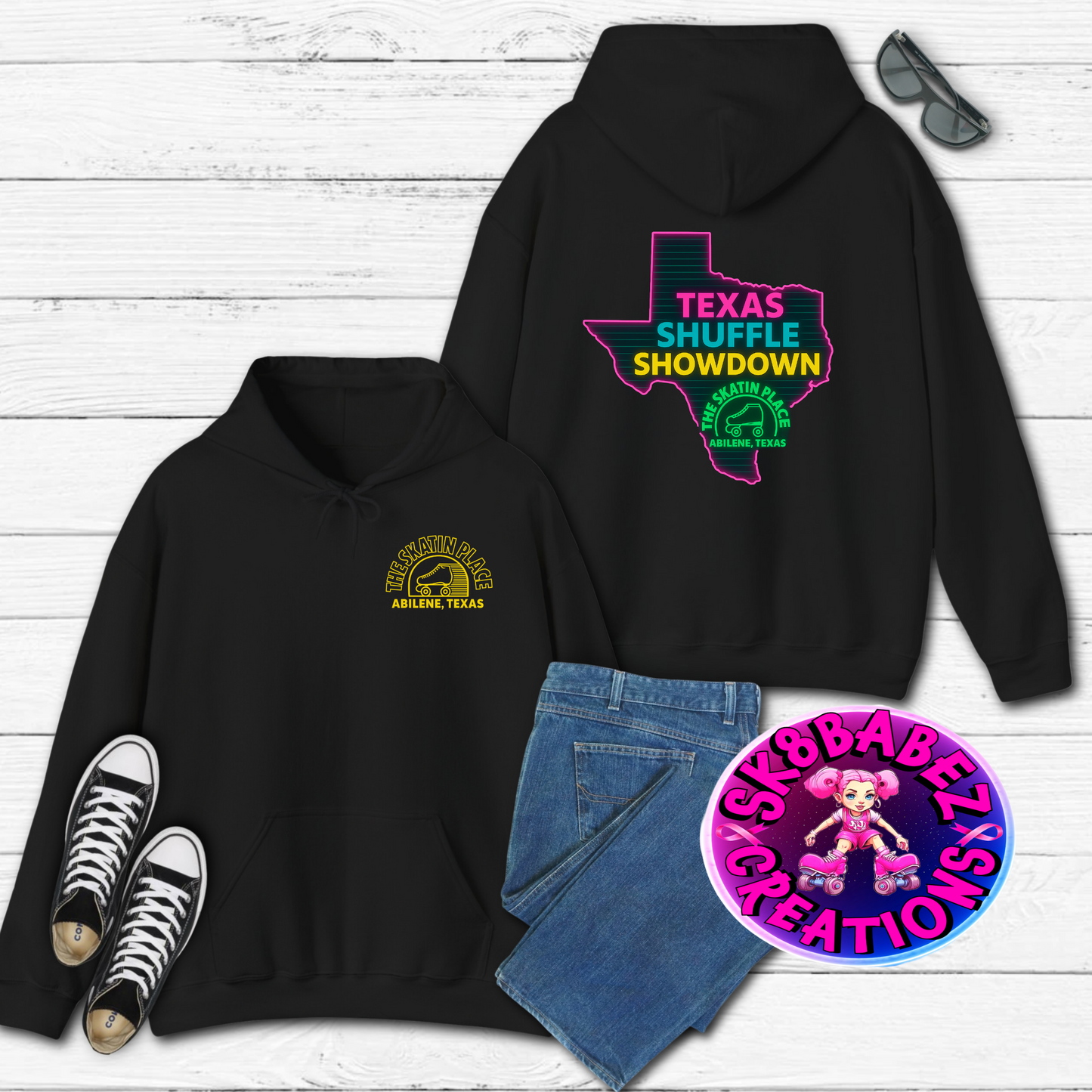 Texas Shuffle showdown event hoodie