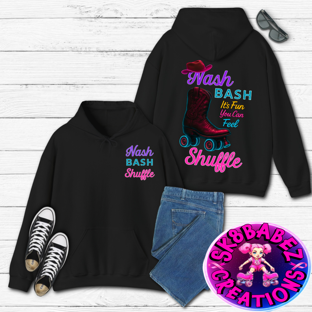 🛼 Nash Bash Shuffle Hoodie – “It’s Fun You Can Feel” 🎶