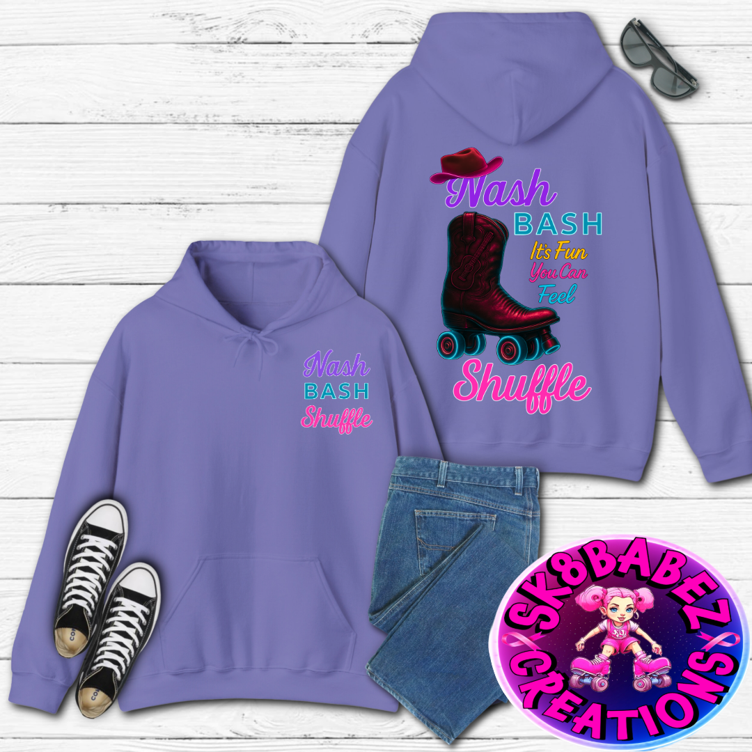 🛼 Nash Bash Shuffle Hoodie – “It’s Fun You Can Feel” 🎶