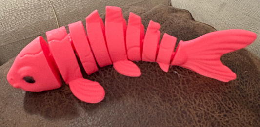 Articulated koi fish
