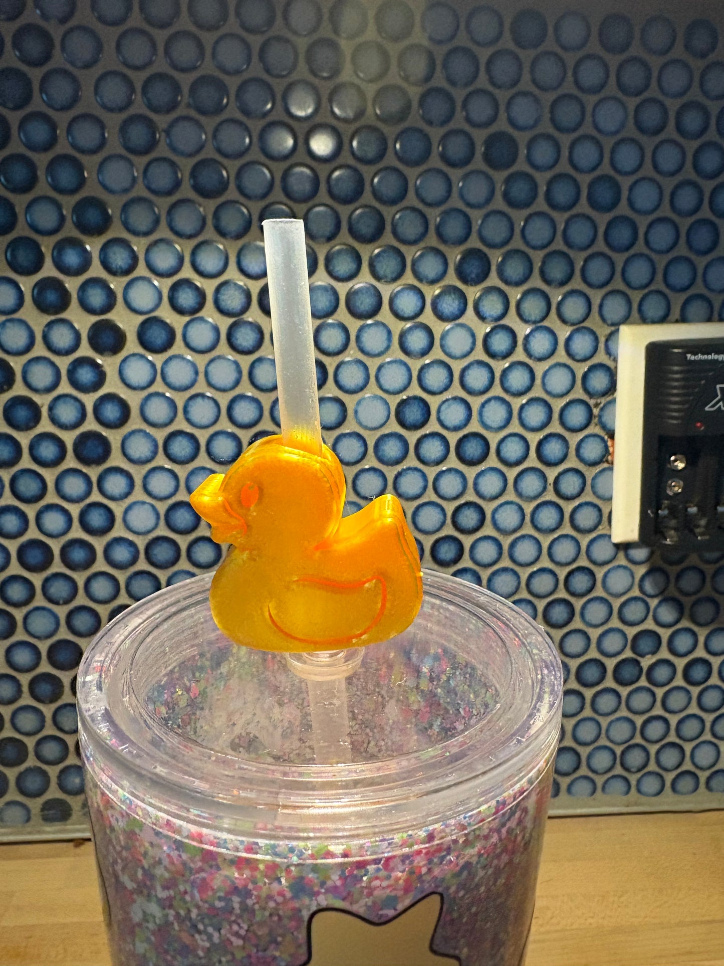 Straw Topper Duck