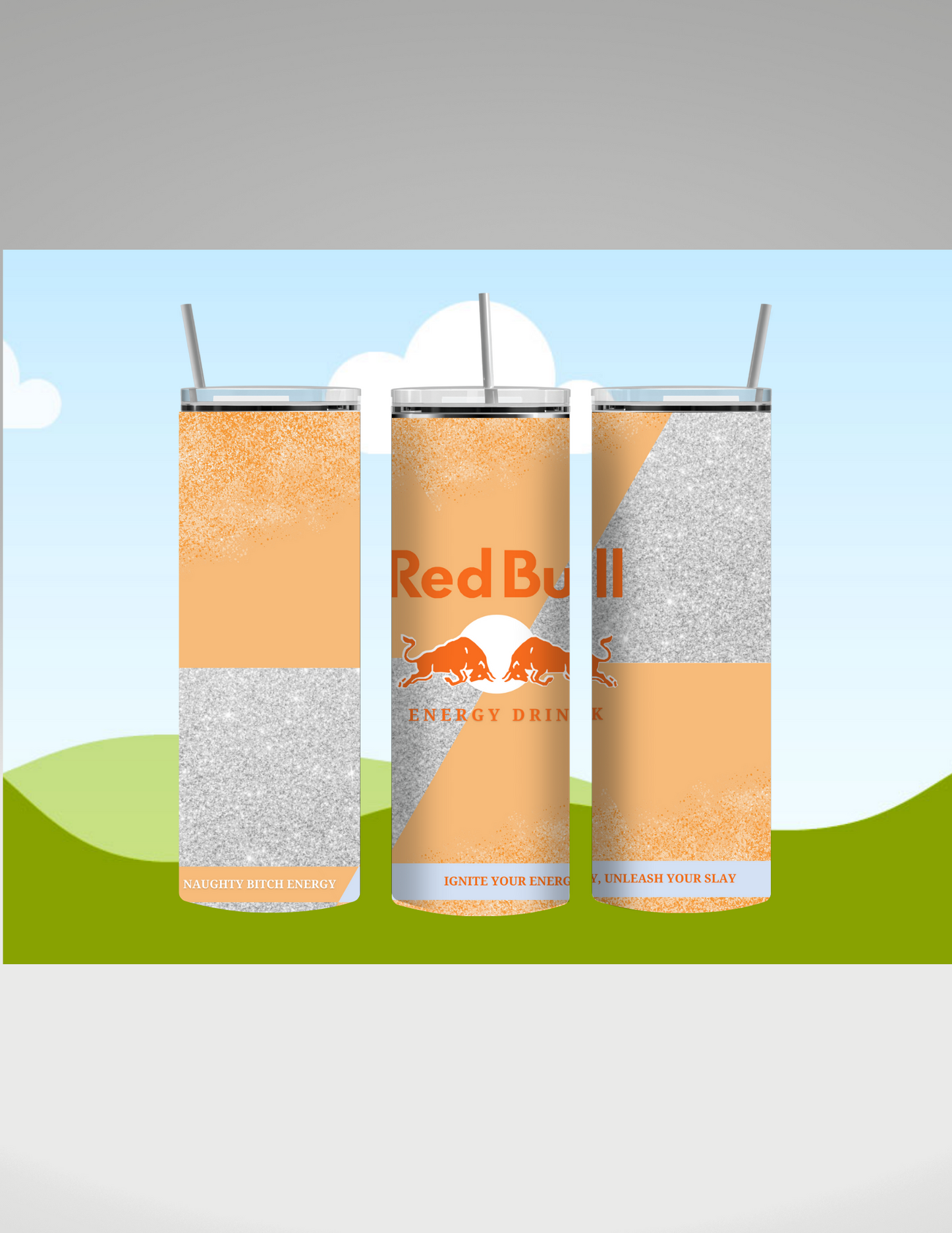 20oz Red Bull Tumbler