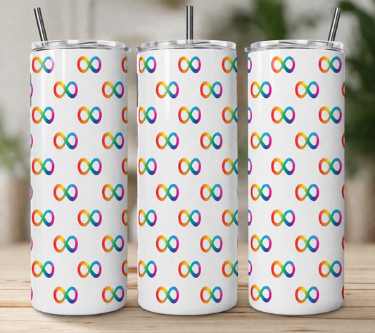 Autism Infinity Symbol 20oz Tumbler
