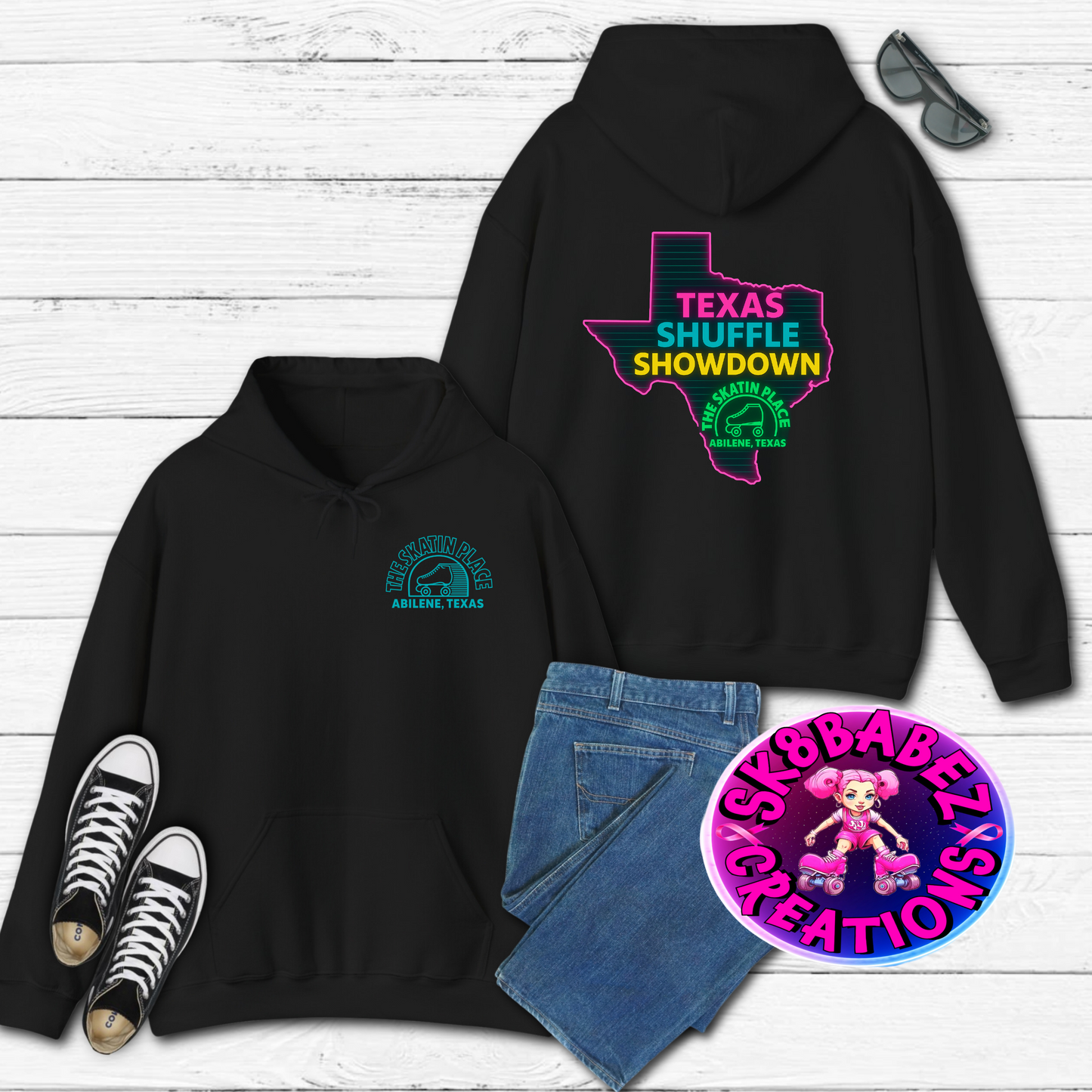 Texas Shuffle showdown event hoodie