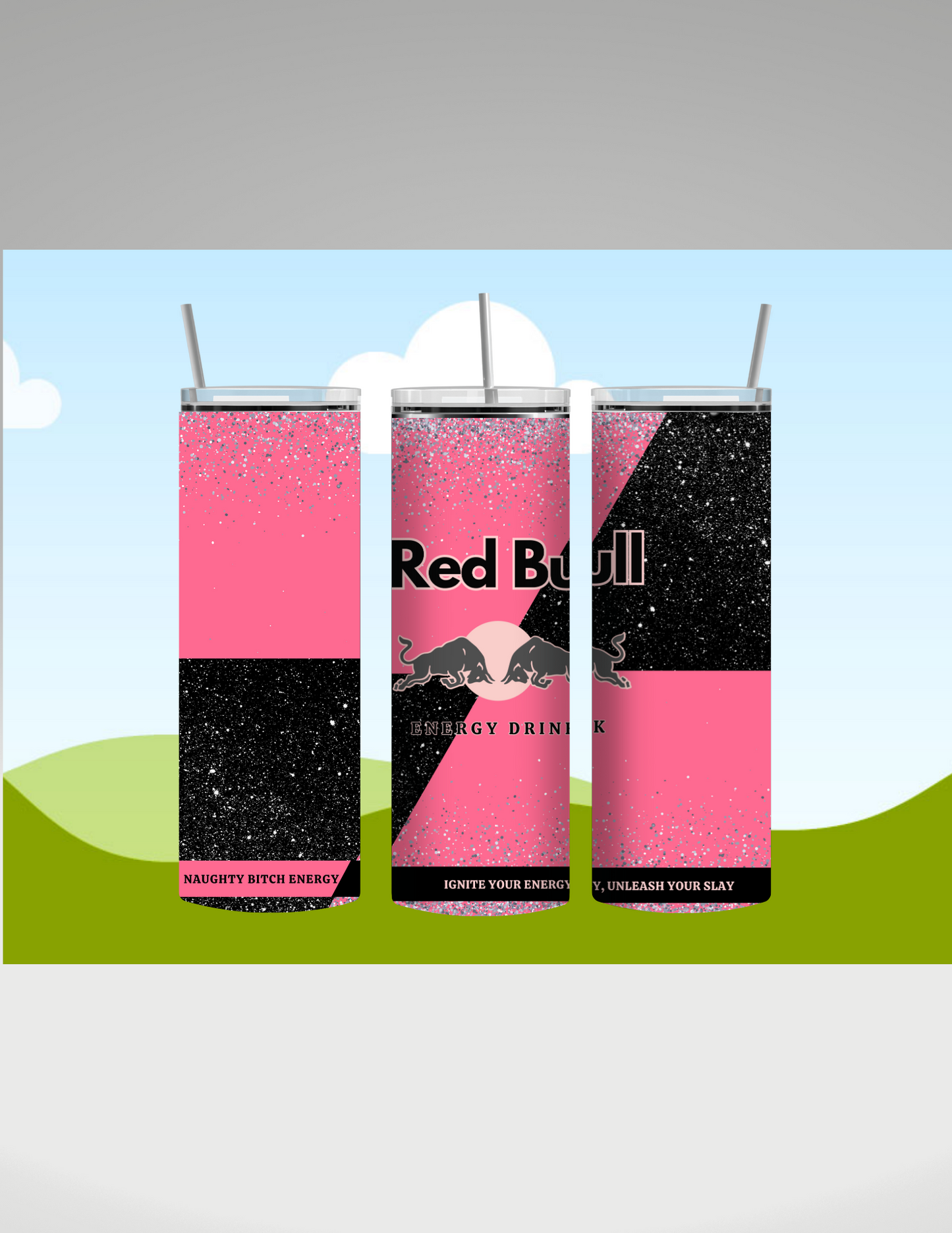 20oz Red Bull Tumbler