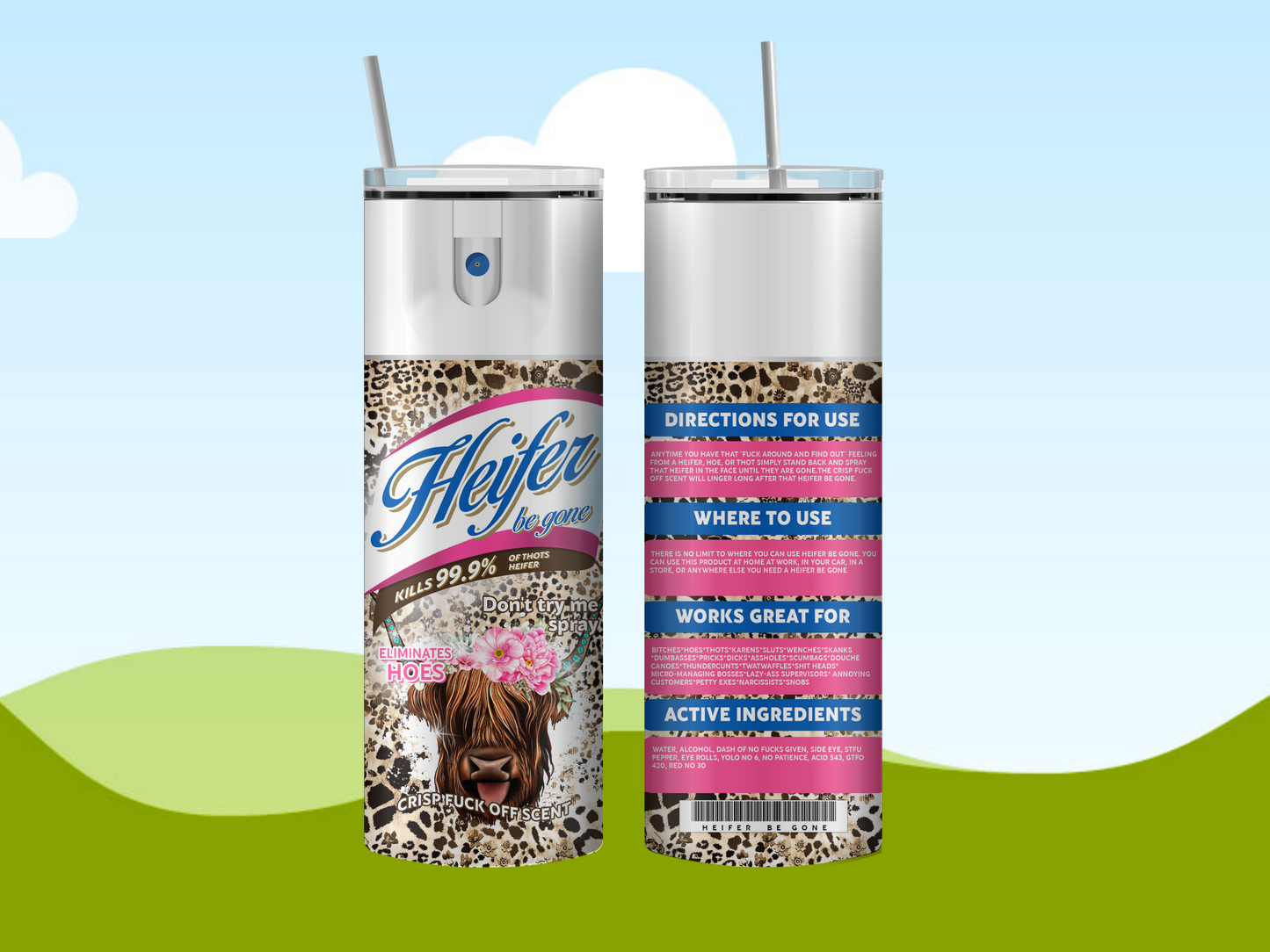 HEIFER Be Gone 20oz Tumbler